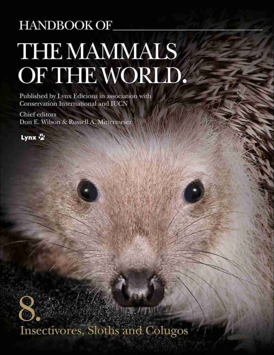 Portada del Manual dels mamífers del món volum 8 Insectívors, Sloths and Colugos