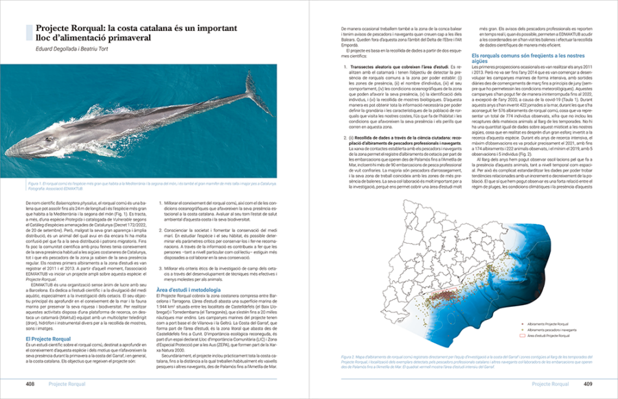 Grans mamífers de Catalunya i Andorra Projecte Rorqual