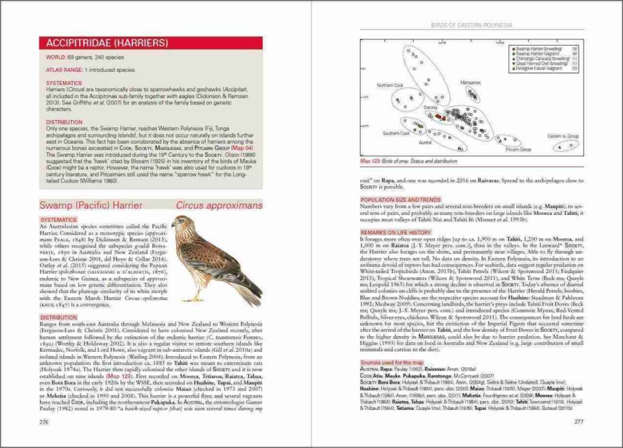 Aves de la Polinesia Oriental página de muestra