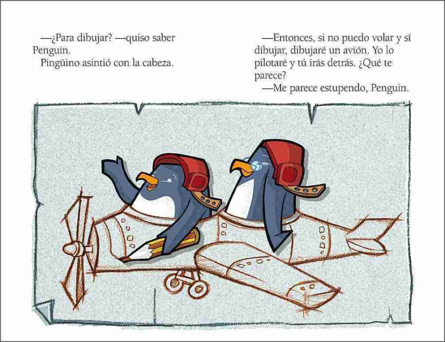 Pàgina de mostra de Pingüino y Penguin